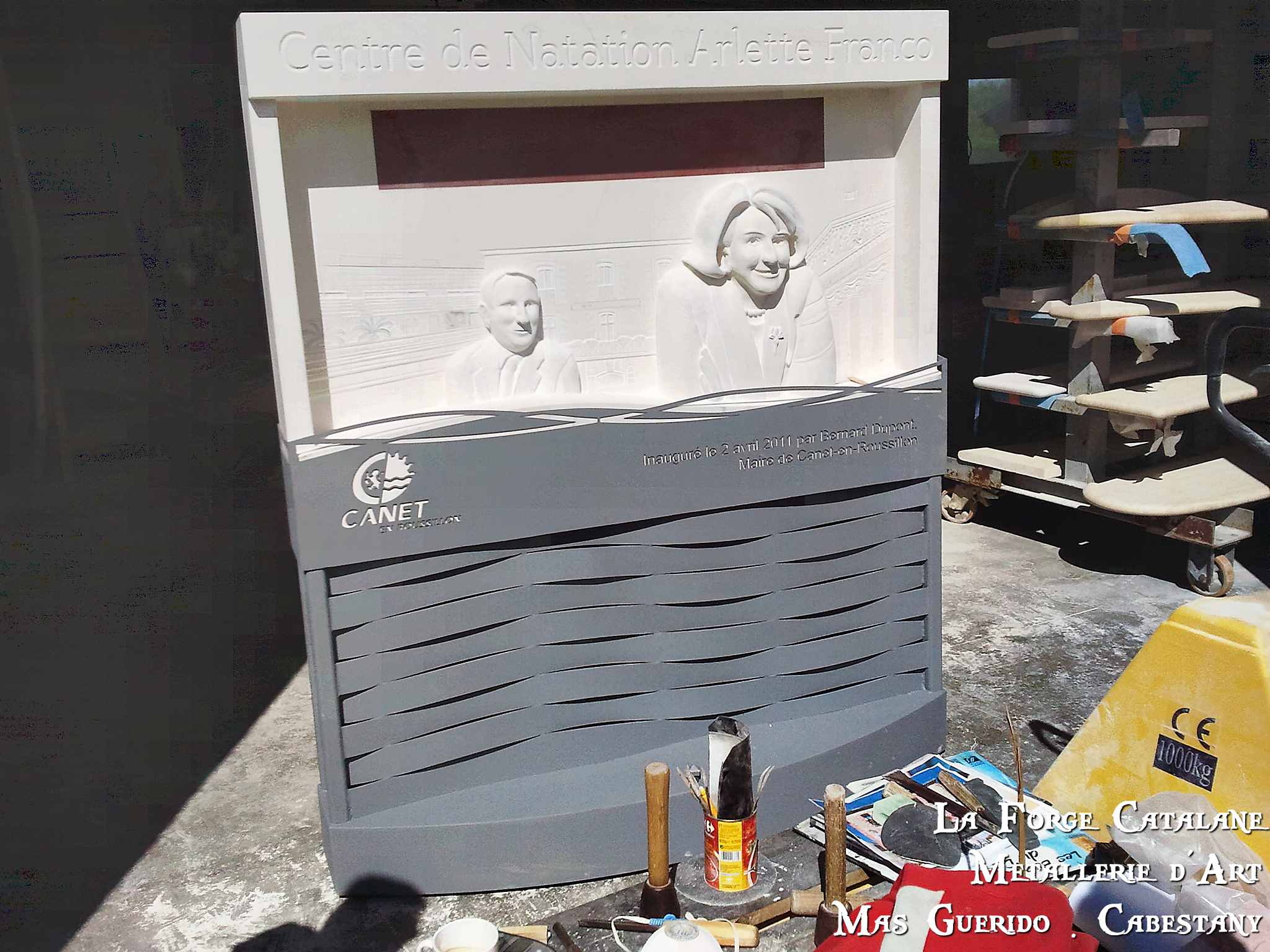 support statue arlette franco canet roussillon martial mouche forge catalane.jpg